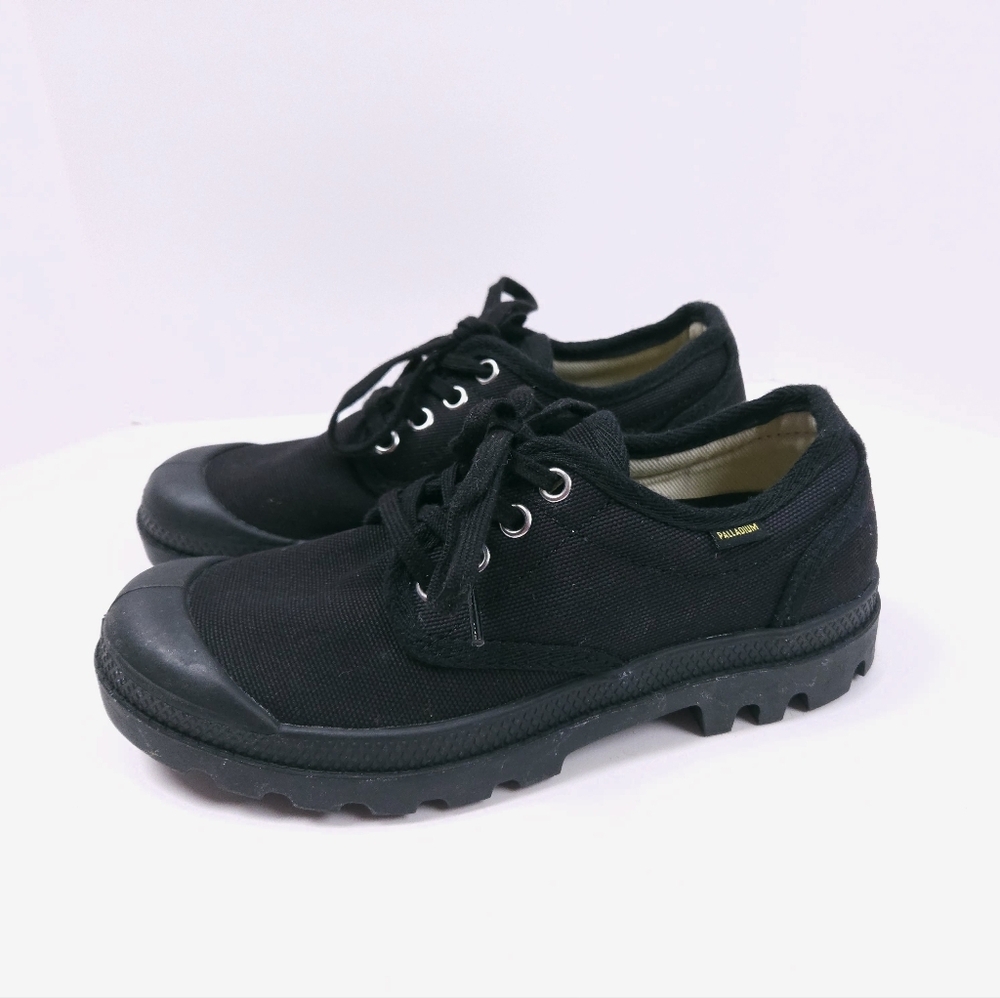 Palladium Womens Black Pampa Oxford Originale Paradrop Insole US 5.5